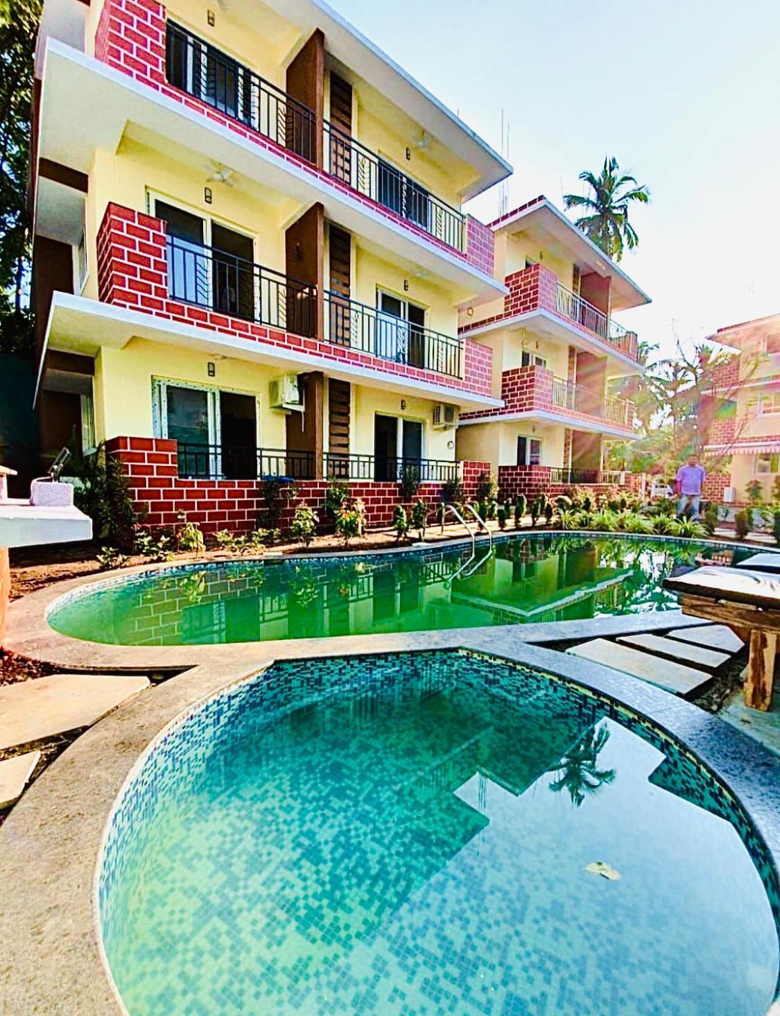 Sea Breeze 1 Bhk Apartment A12 Calangute,North Goa Nagoa Екстериор снимка
